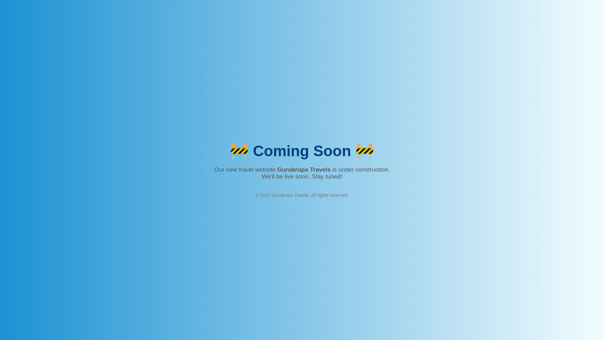 website screenshot of https://gurukrupatravels.info/