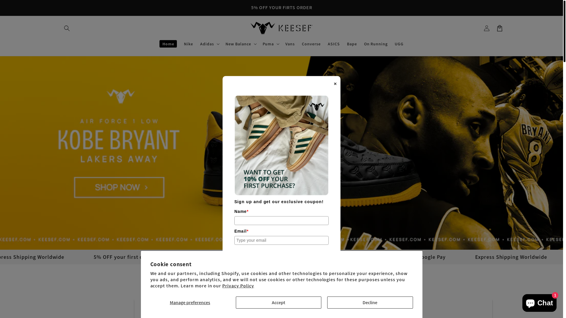 website screenshot of https://usekeesef.com/