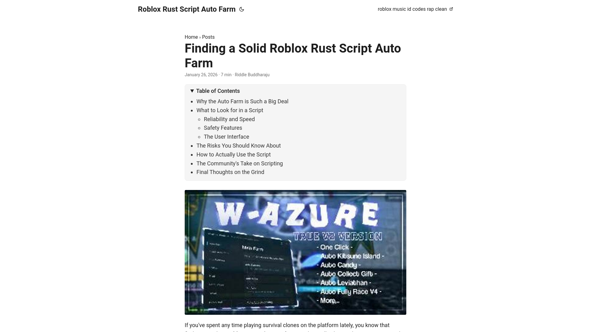 website screenshot of https://roblox-rust-script-auto-farm.pages.dev/