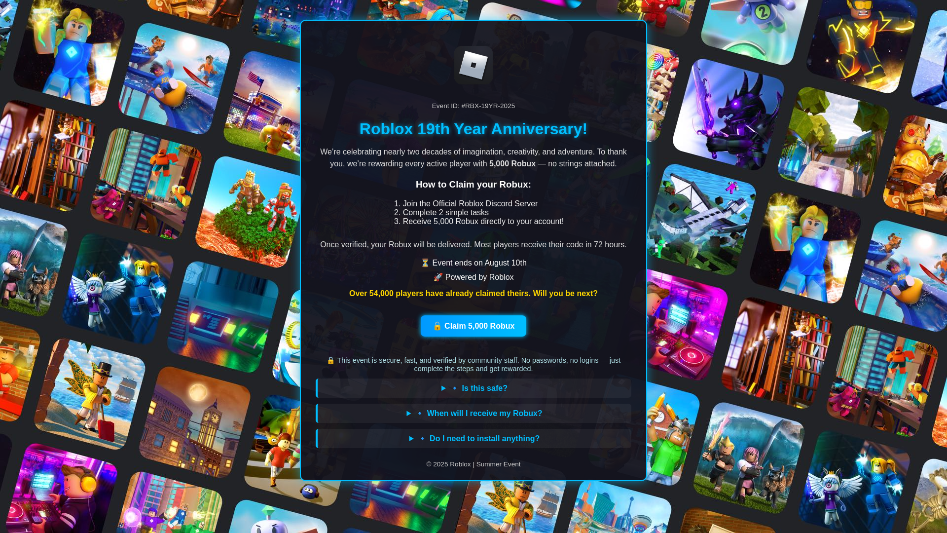 website screenshot of https://bloxrush.net/