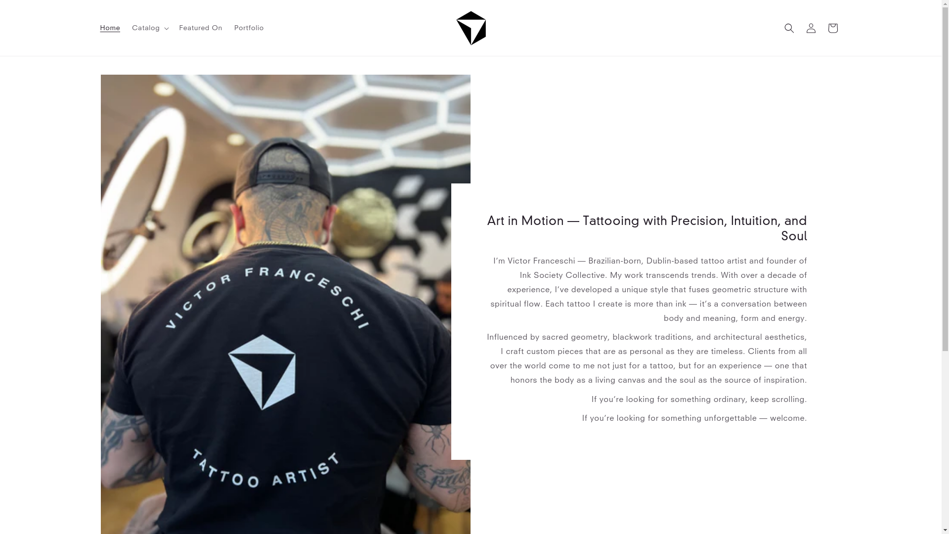 website screenshot of https://vtrtattoo13.com/
