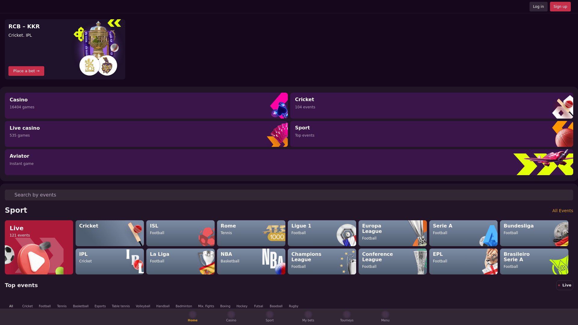 website screenshot of https://batery-in-bets.com/