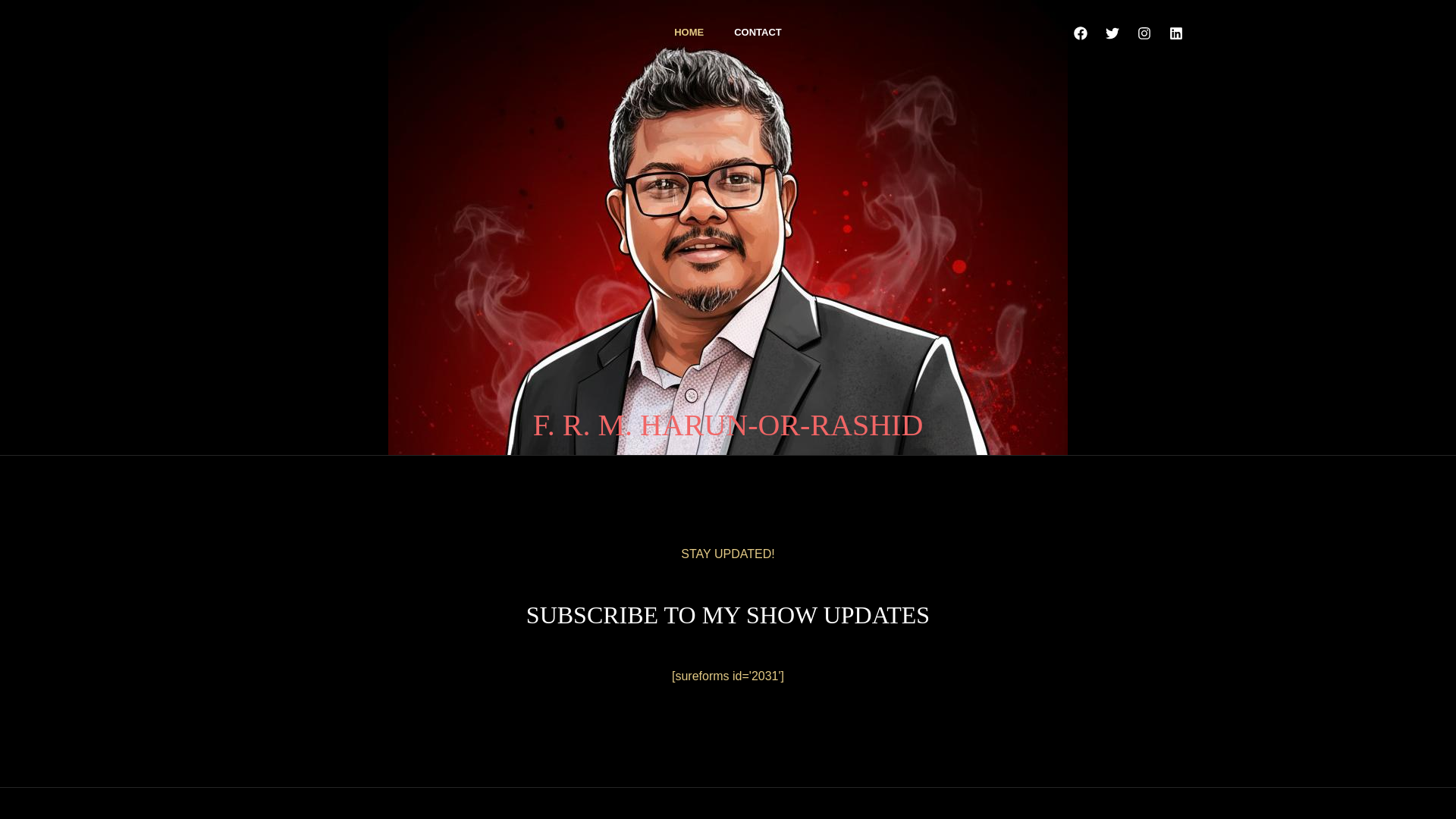 website screenshot of https://frmharunorrashid.com/