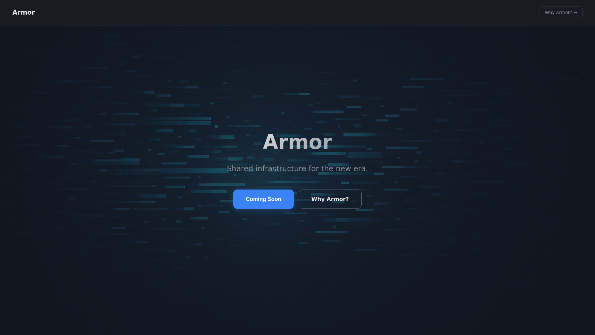 website screenshot of https://armorapp.net/
