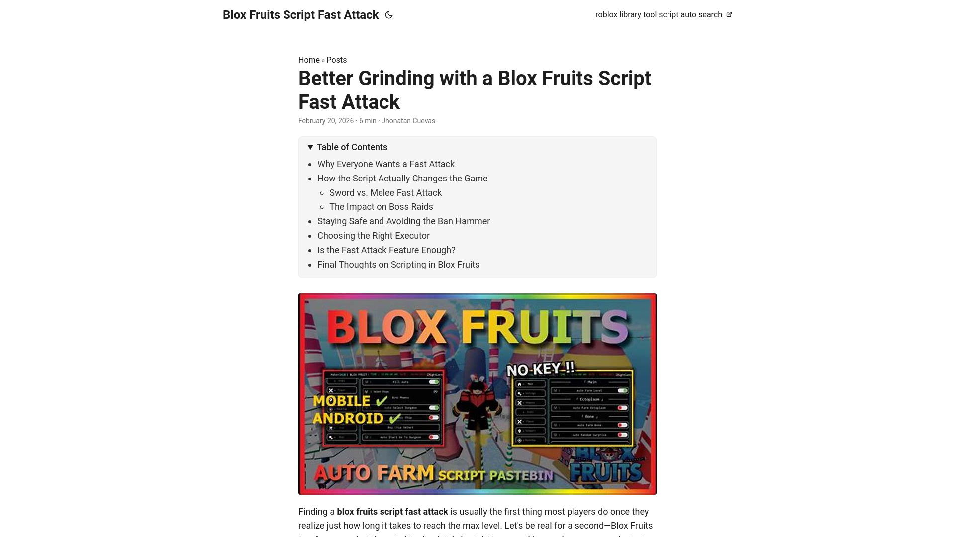 website screenshot of https://blox-fruits-script-fast-attack.pages.dev/