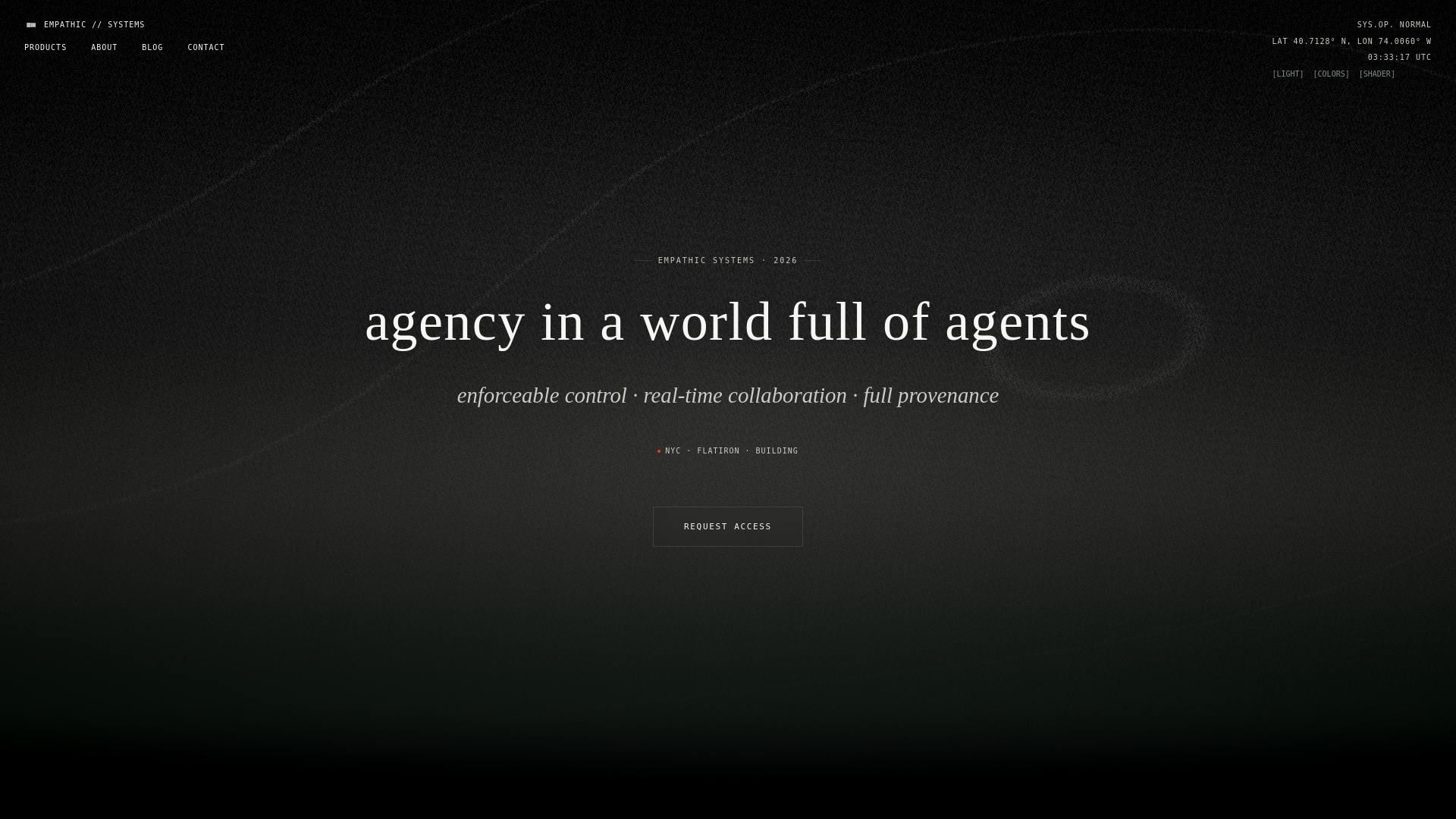 website screenshot of https://empathic-dev.pages.dev/