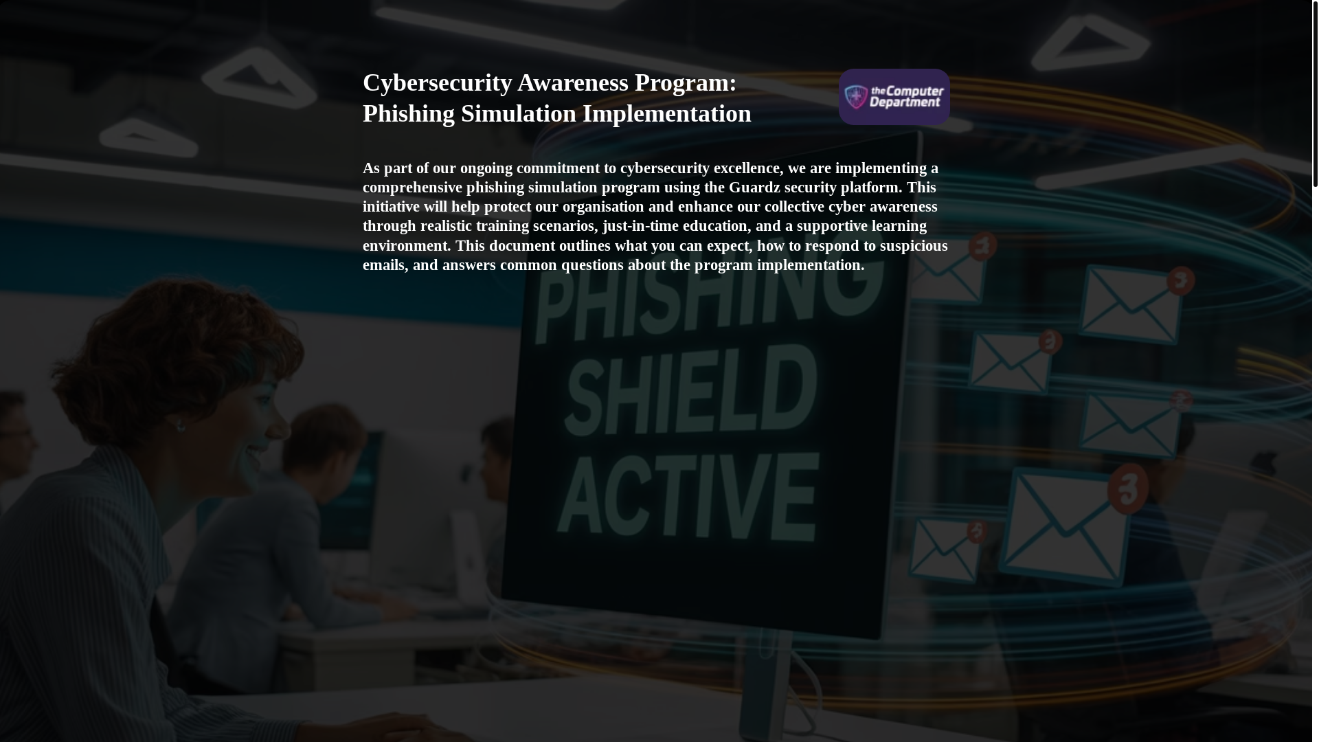 website screenshot of https://thecomputerdepartment.site/