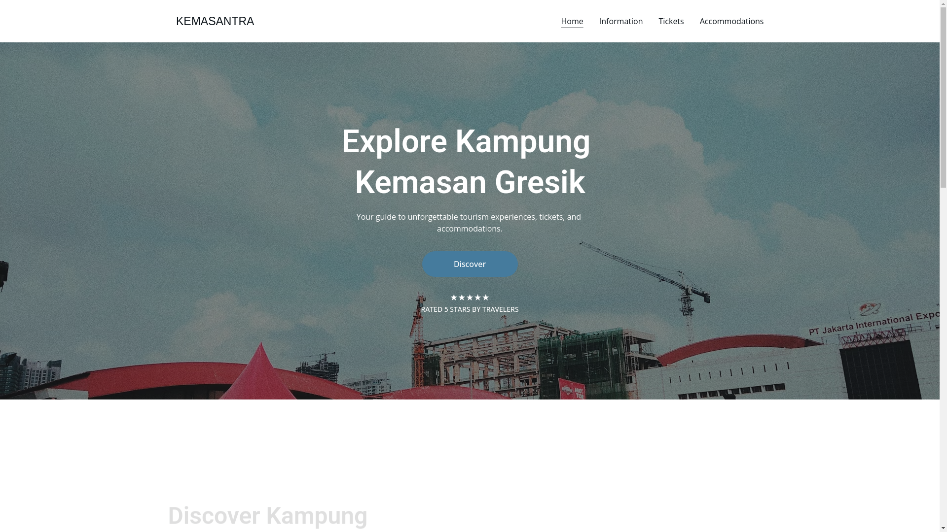 website screenshot of https://kemasantra.com/
