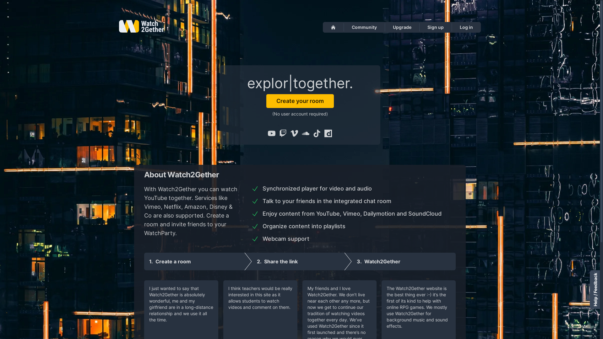 website screenshot of https://w2g-staging.pages.dev/