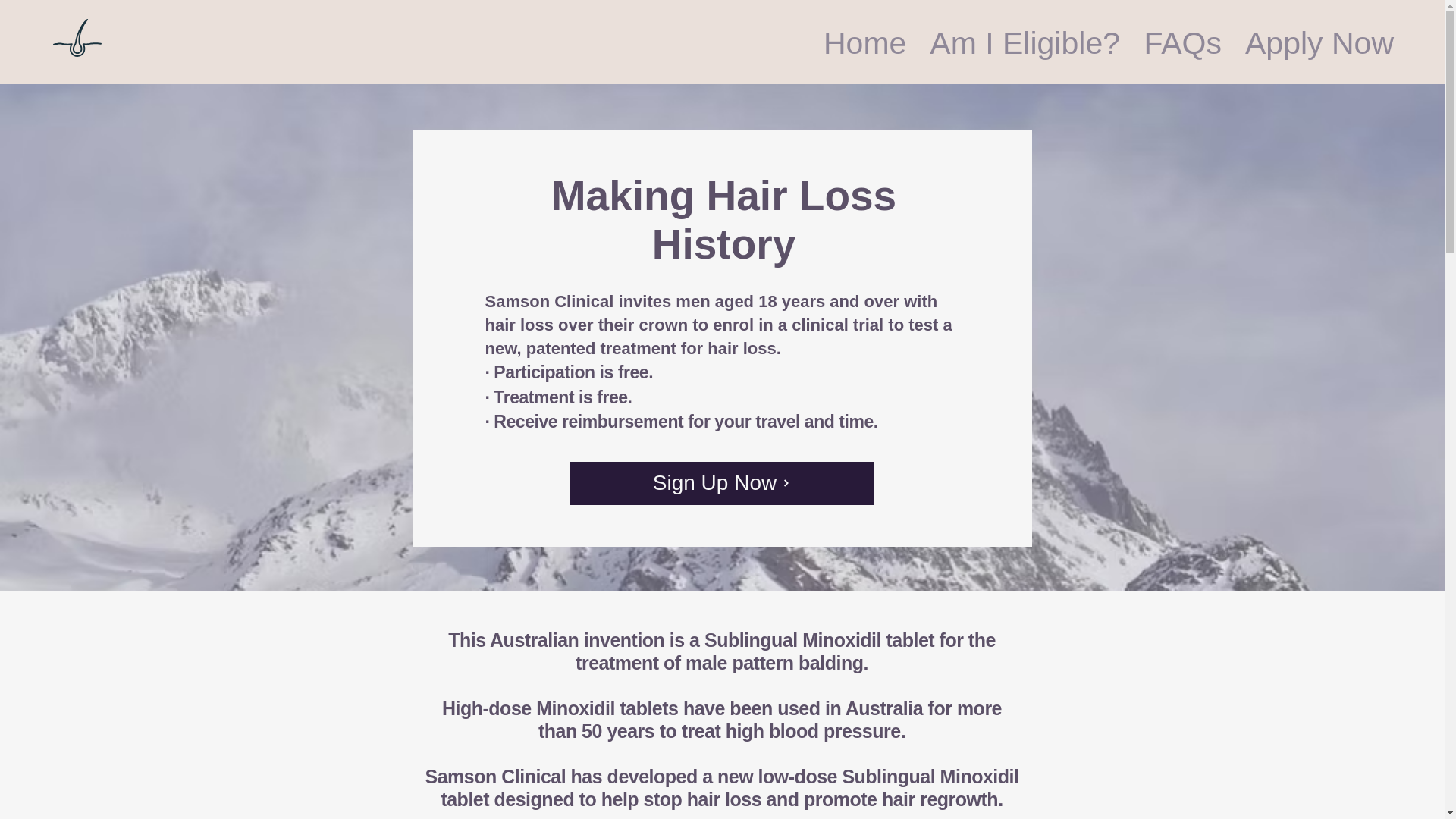 website screenshot of https://thehairtrial.com/