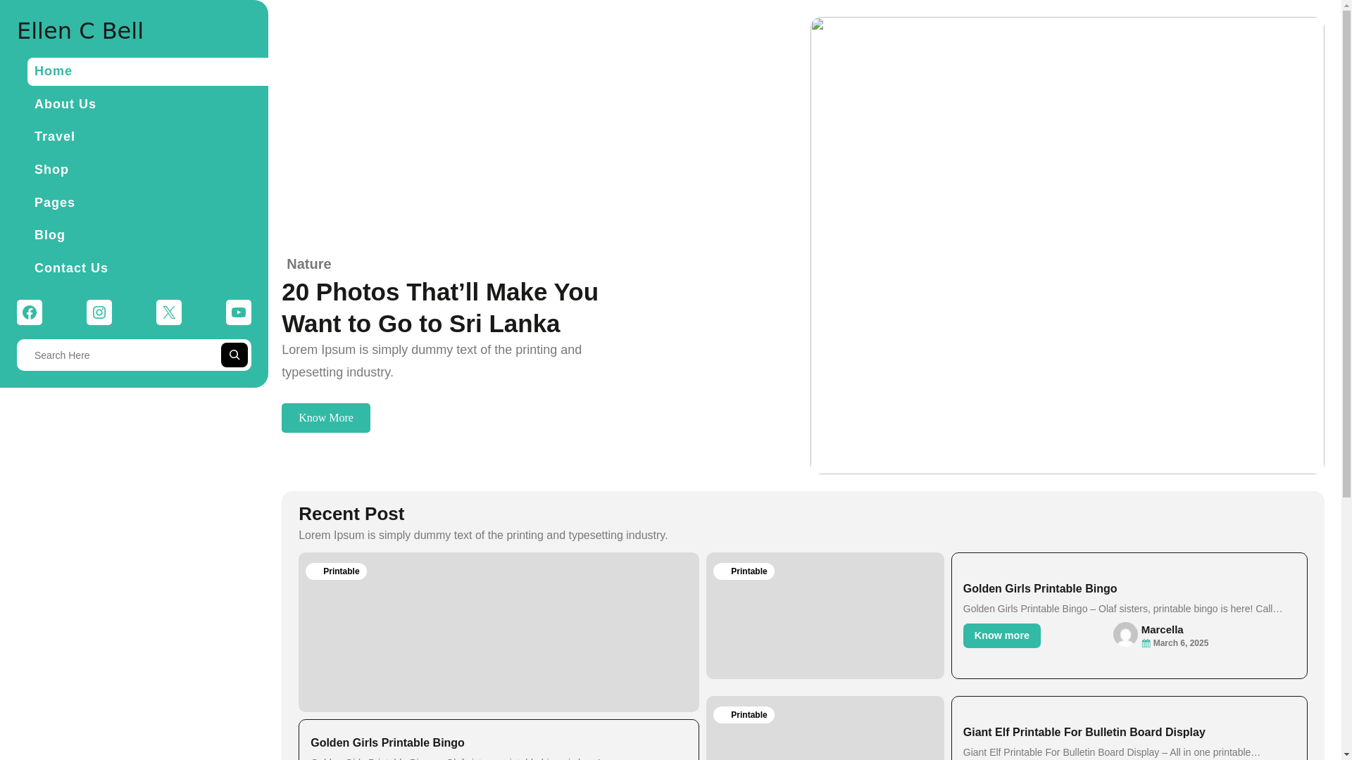 website screenshot of https://ellencbelll.pages.dev/