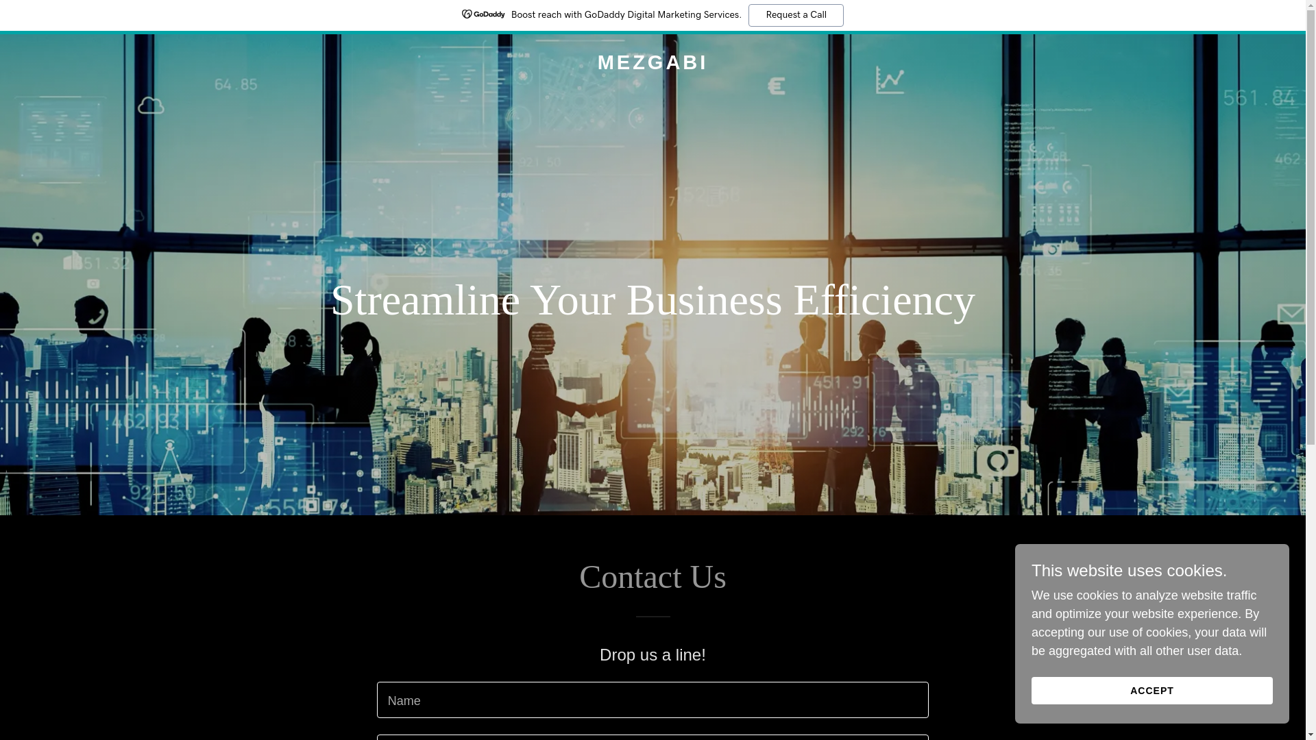 website screenshot of https://mezgabi.com/