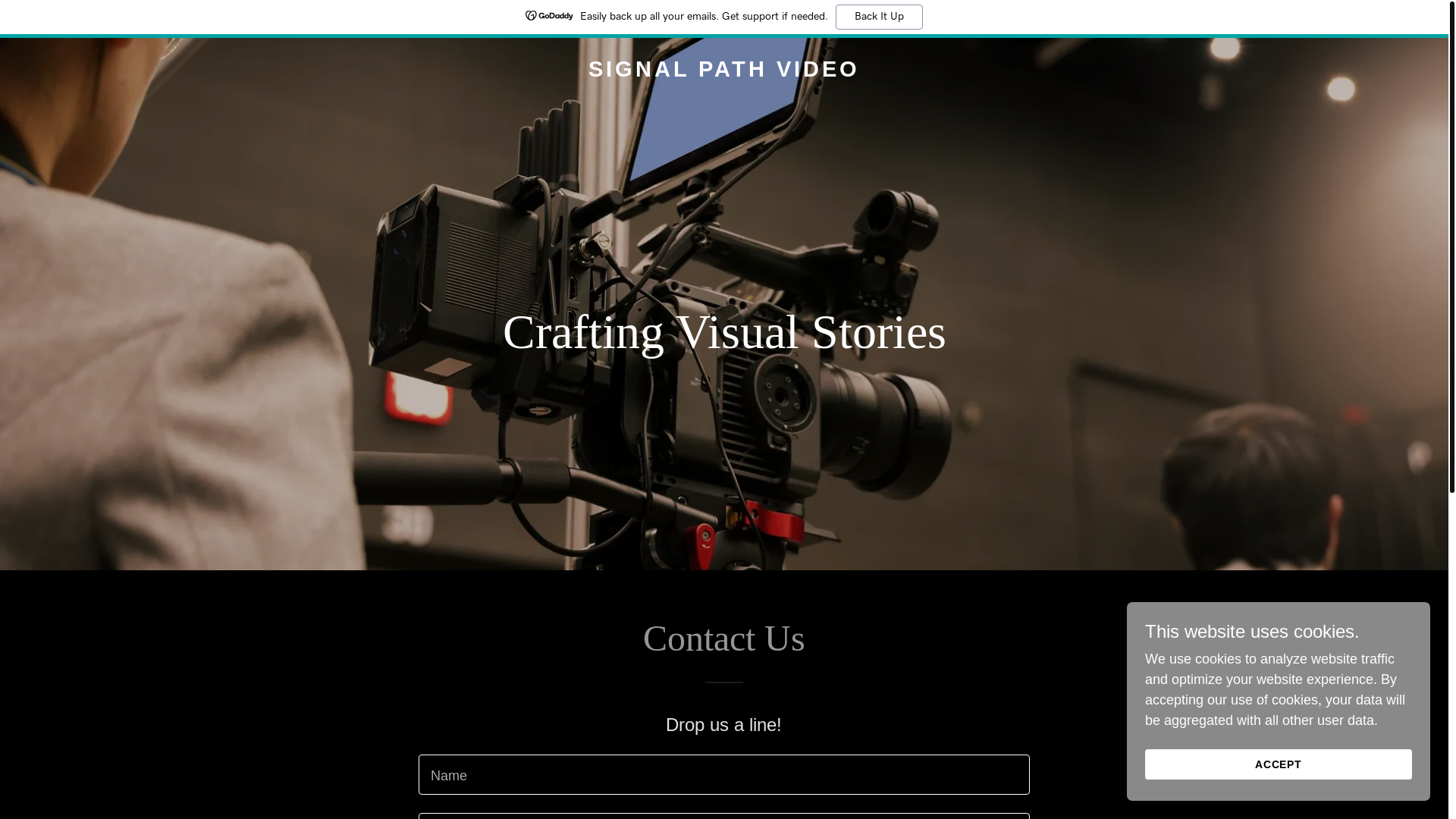 website screenshot of https://signalpathvideo.com/