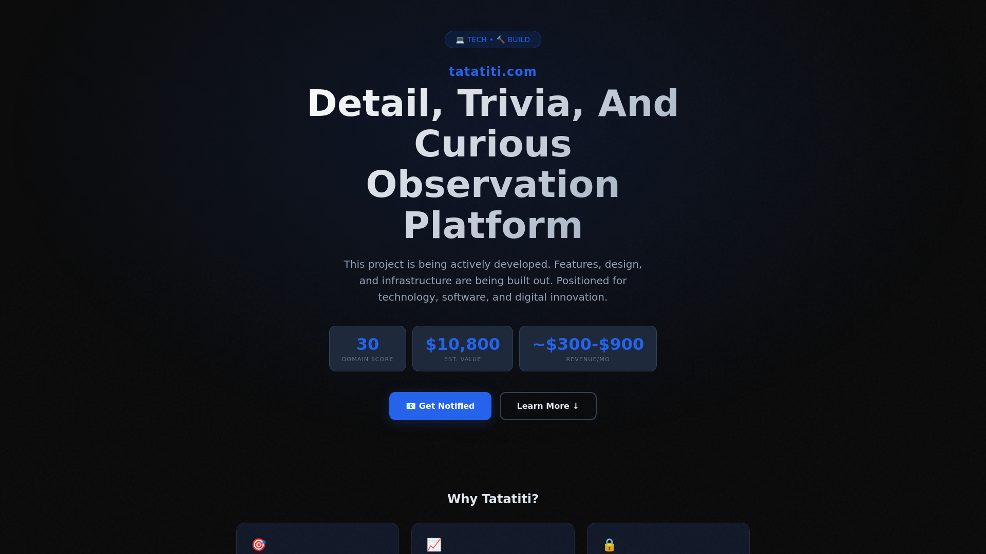 website screenshot of https://tatatiti.com/