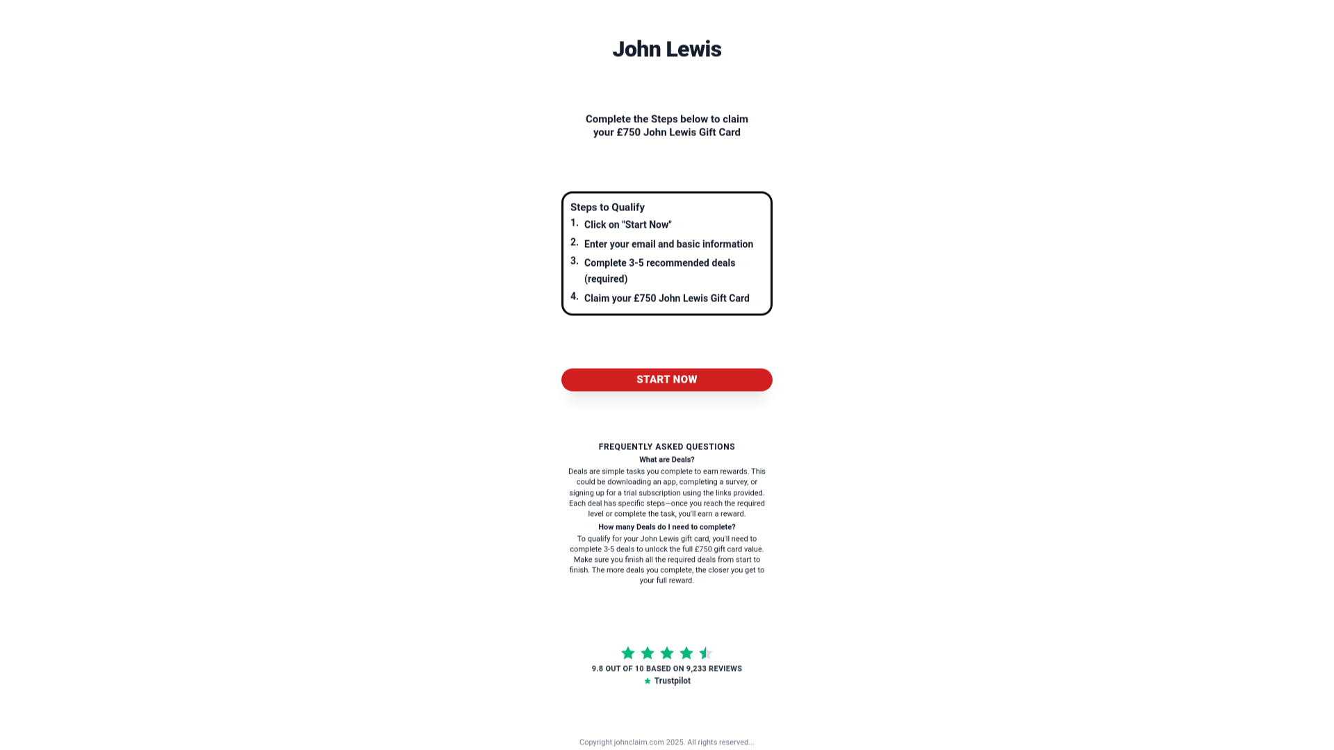 website screenshot of https://johnclaim.com/