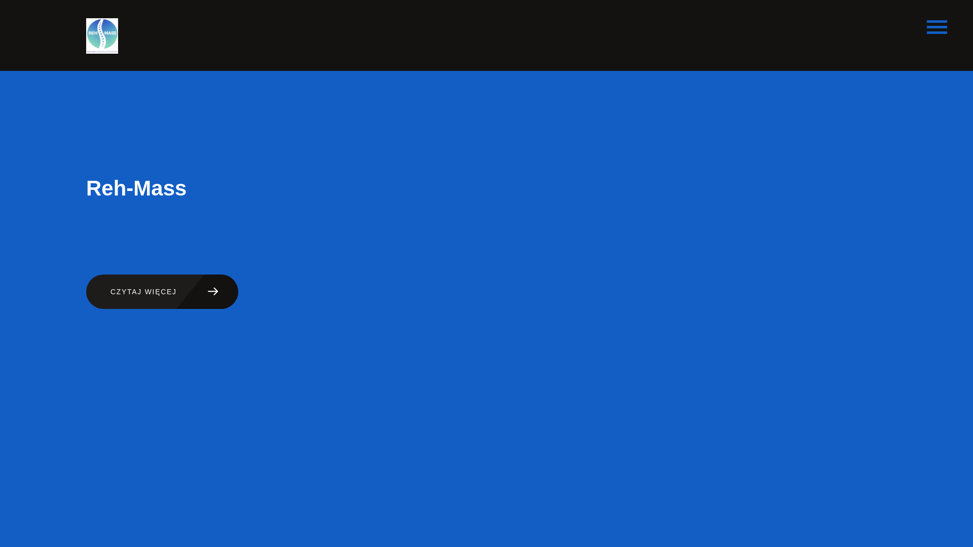 website screenshot of https://reh-mass.pl/