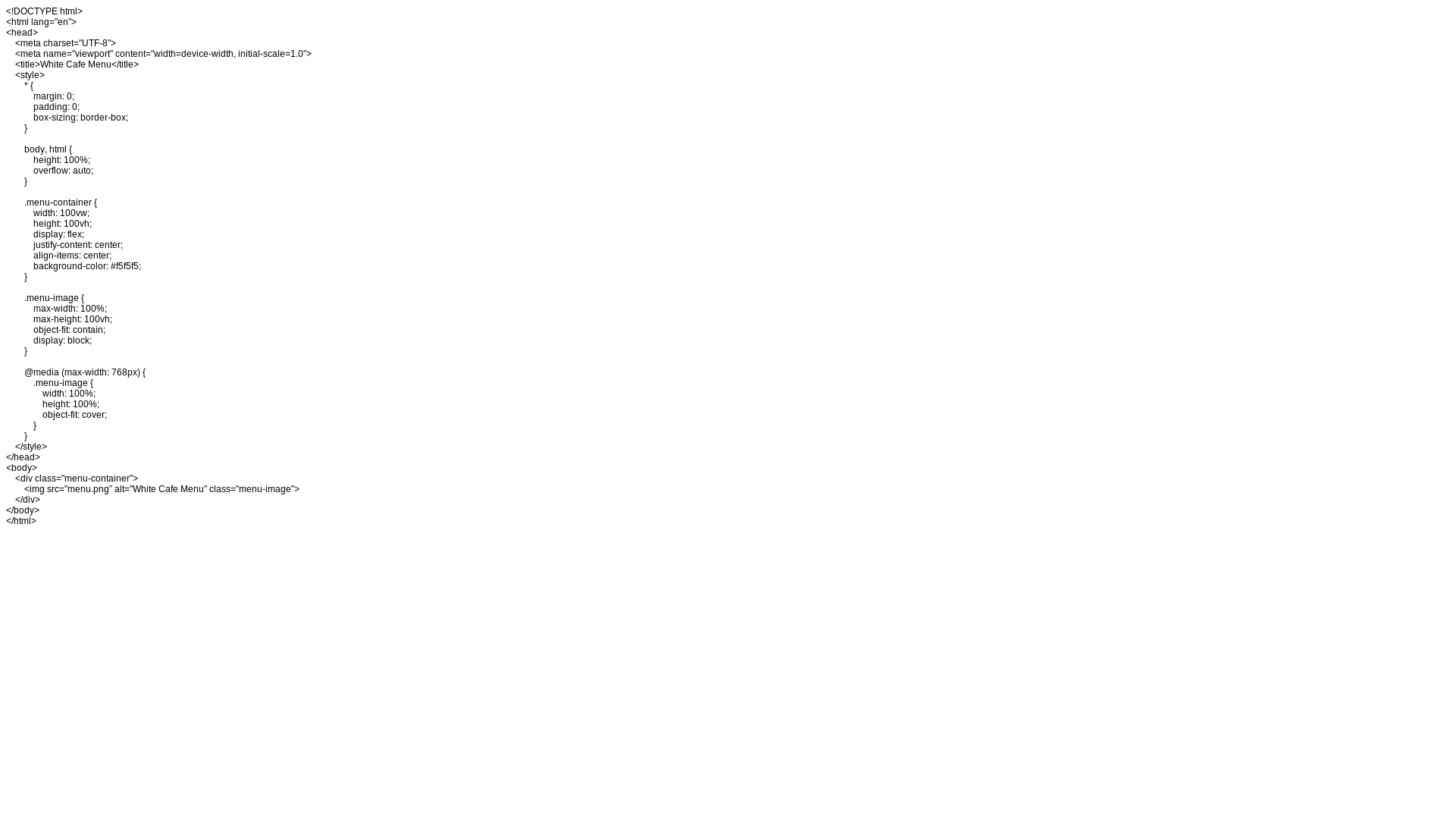 website screenshot of https://whitecafe.pages.dev/