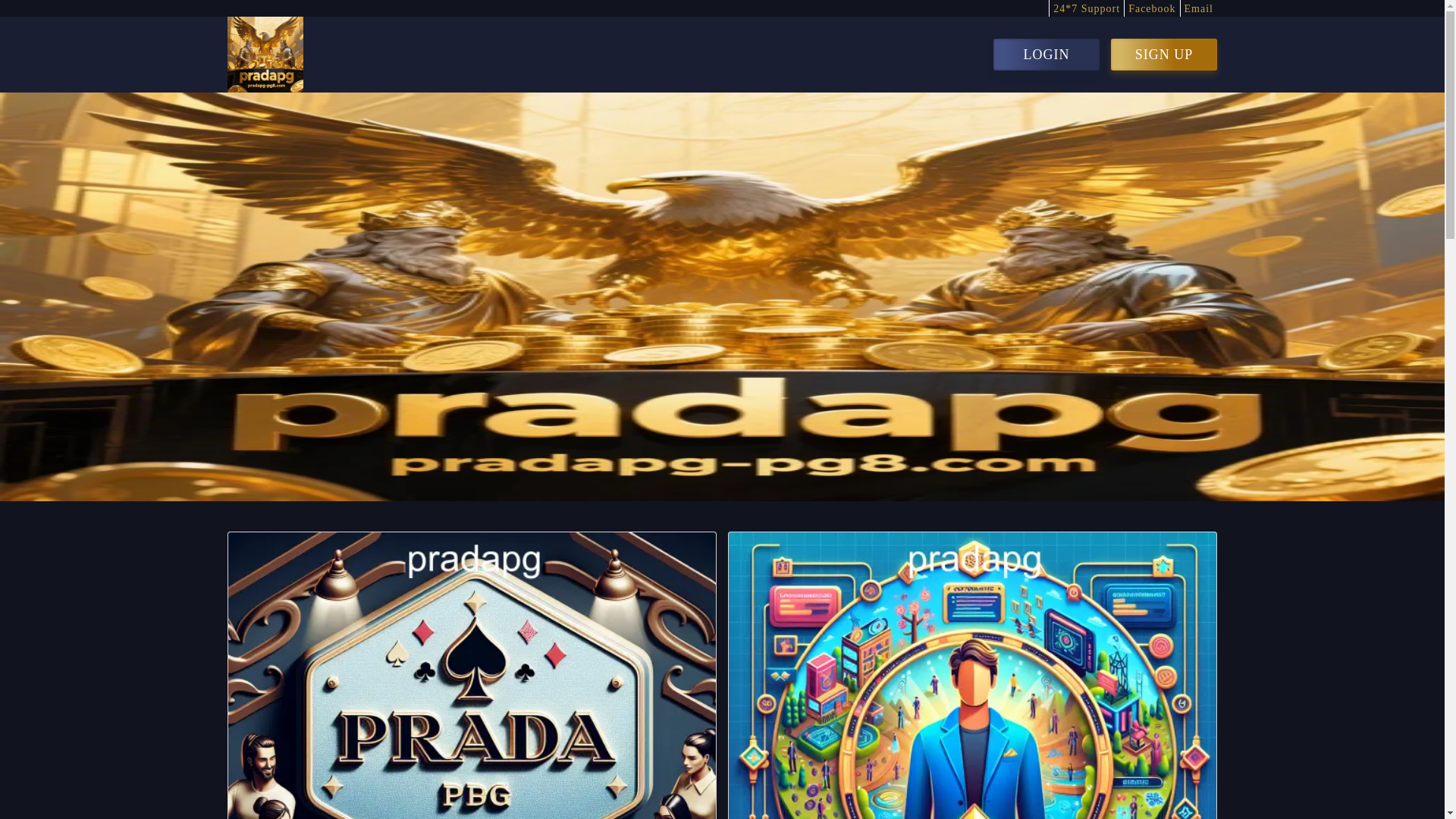 website screenshot of https://pradapg-pg8.com/