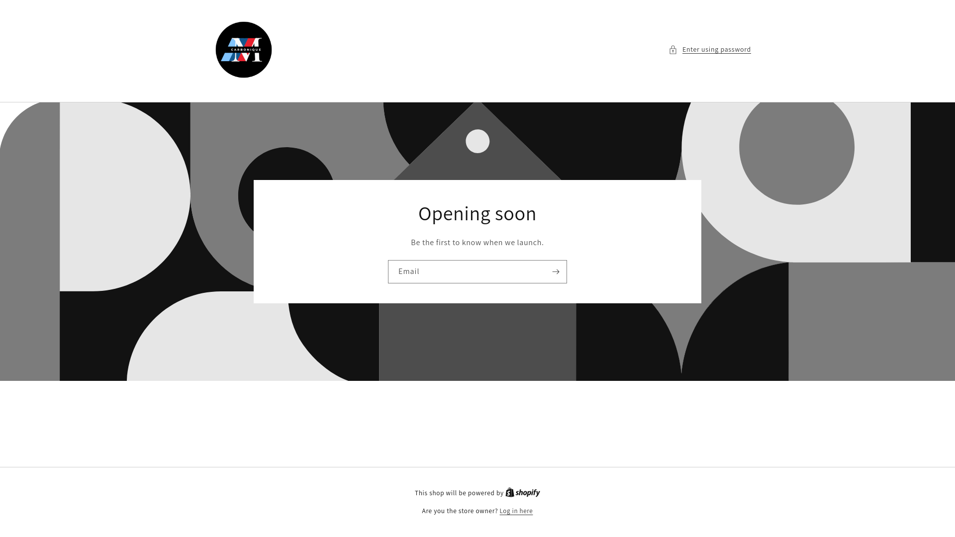 website screenshot of https://mcarbonique.com/