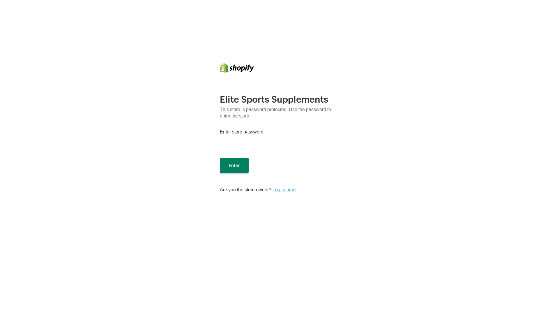 website screenshot of https://elitesportssupplements.co.uk/