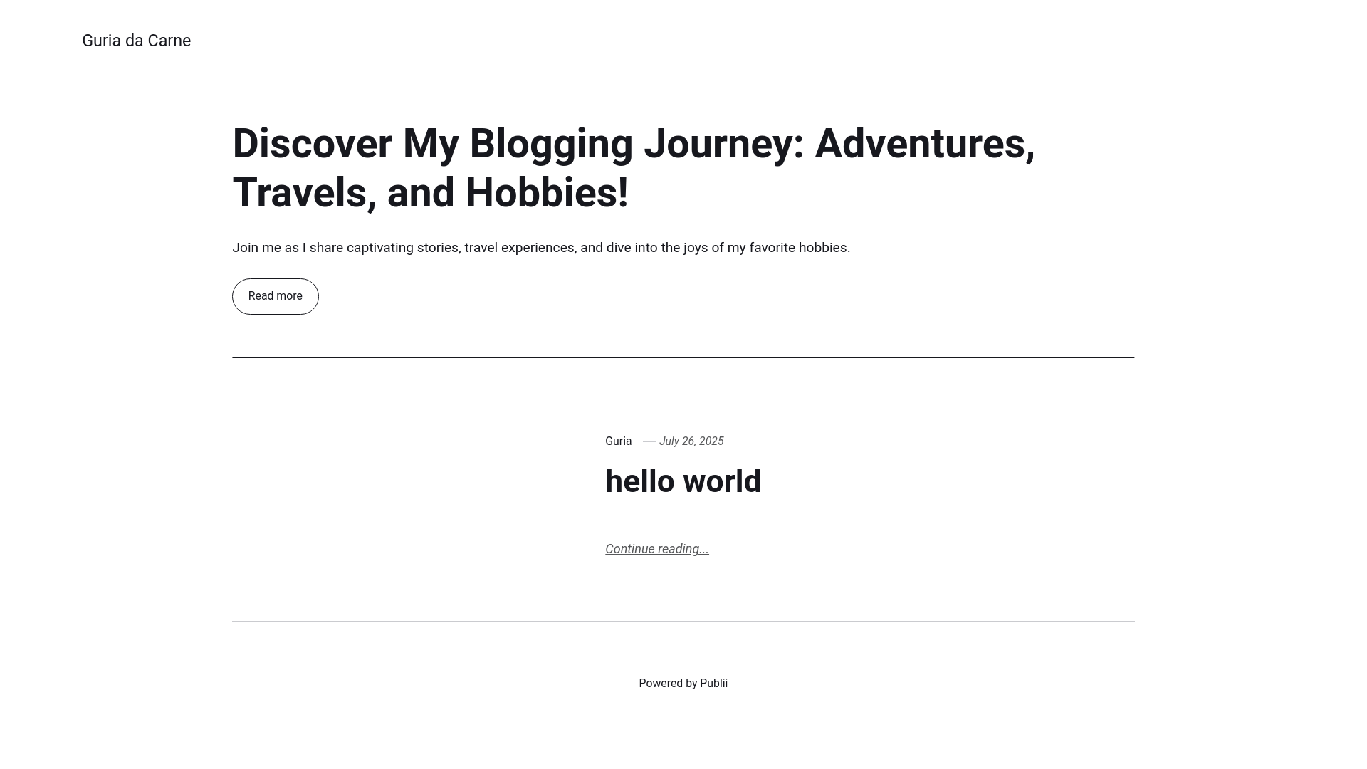 website screenshot of https://guriadacarne.pages.dev/