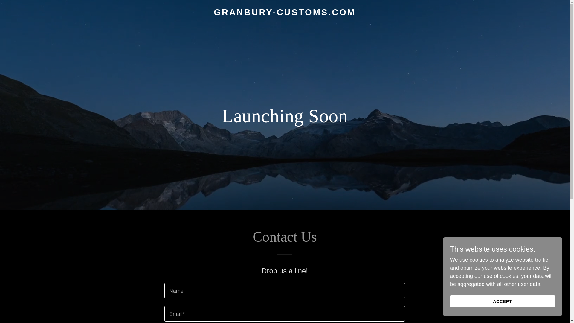 website screenshot of https://granbury-customs.com/