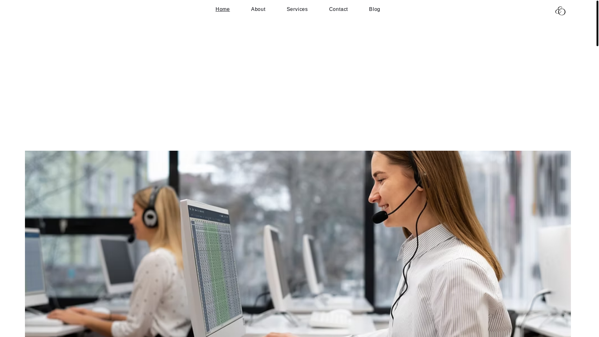 website screenshot of https://easyoutsources.com/