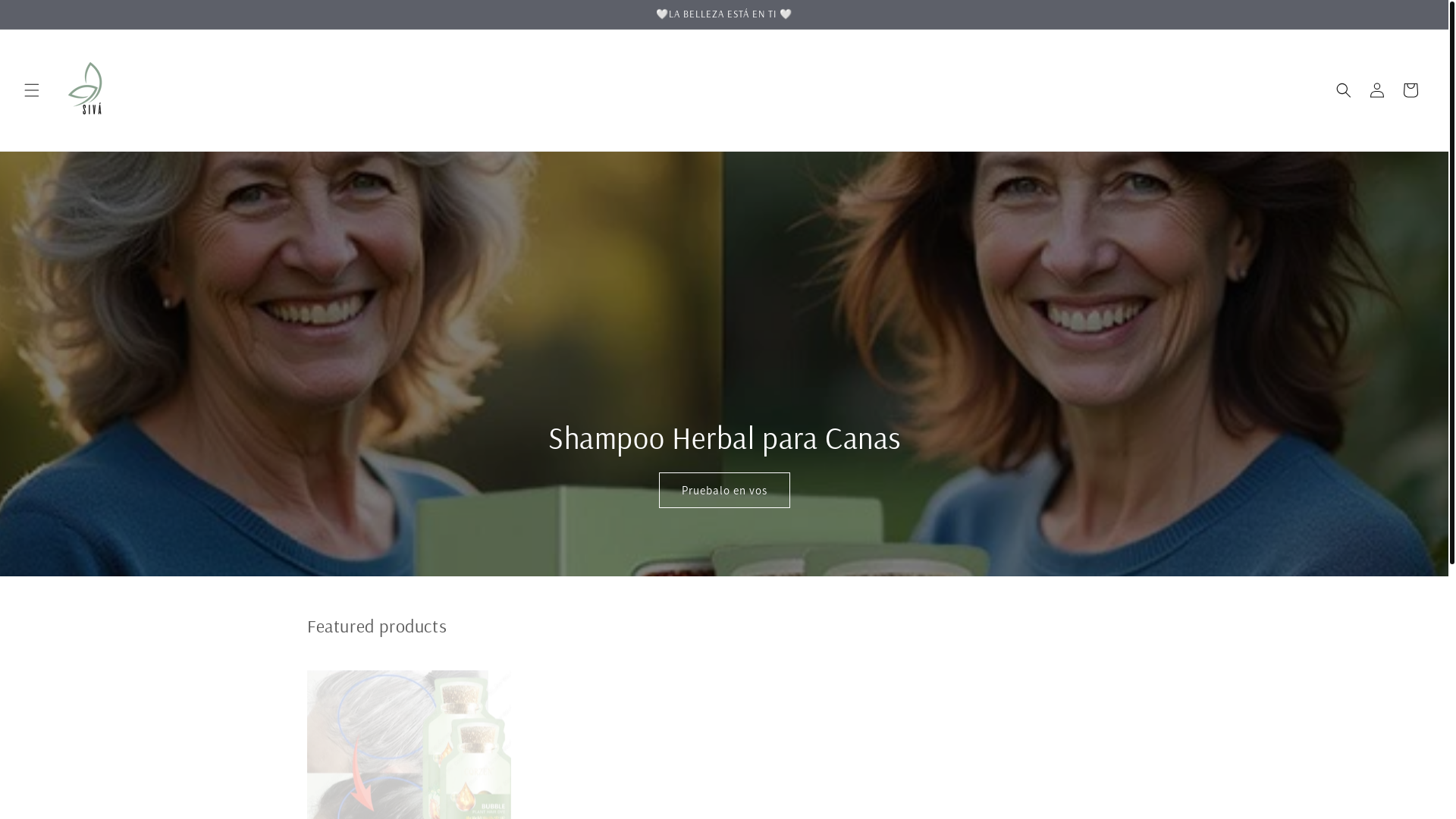 website screenshot of https://sivanatural.com/