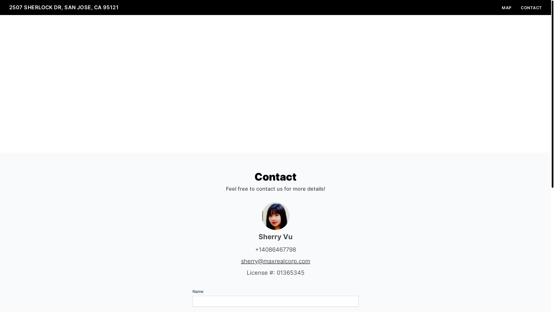 website screenshot of https://2507sherlockdr.com/