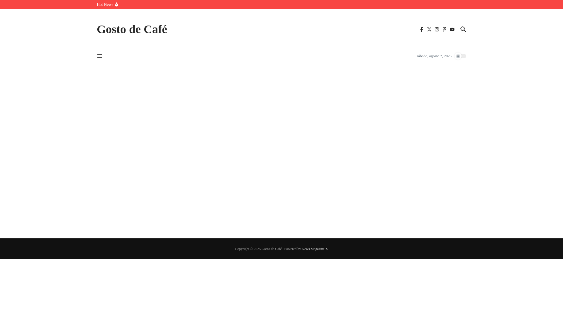 website screenshot of https://gostodecafe.com.br/