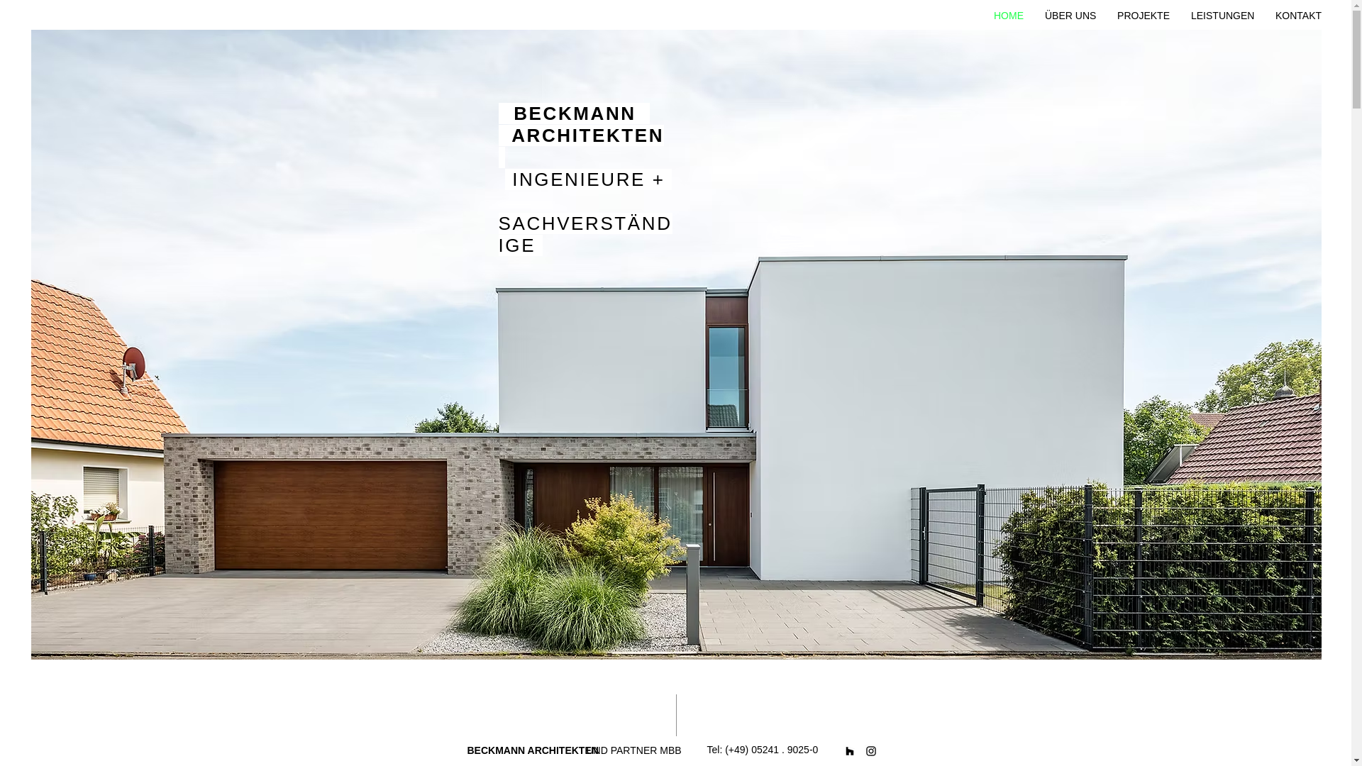 website screenshot of https://beckmann-archiv.de/