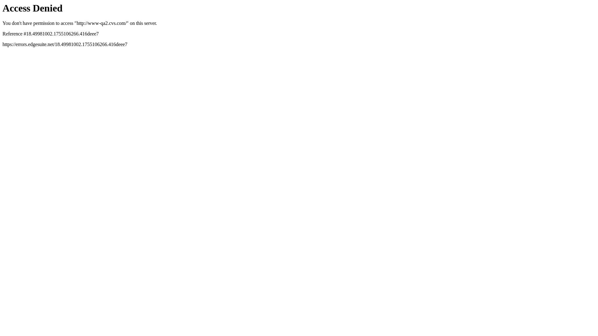 website screenshot of https://www-qa2.cvs.com/