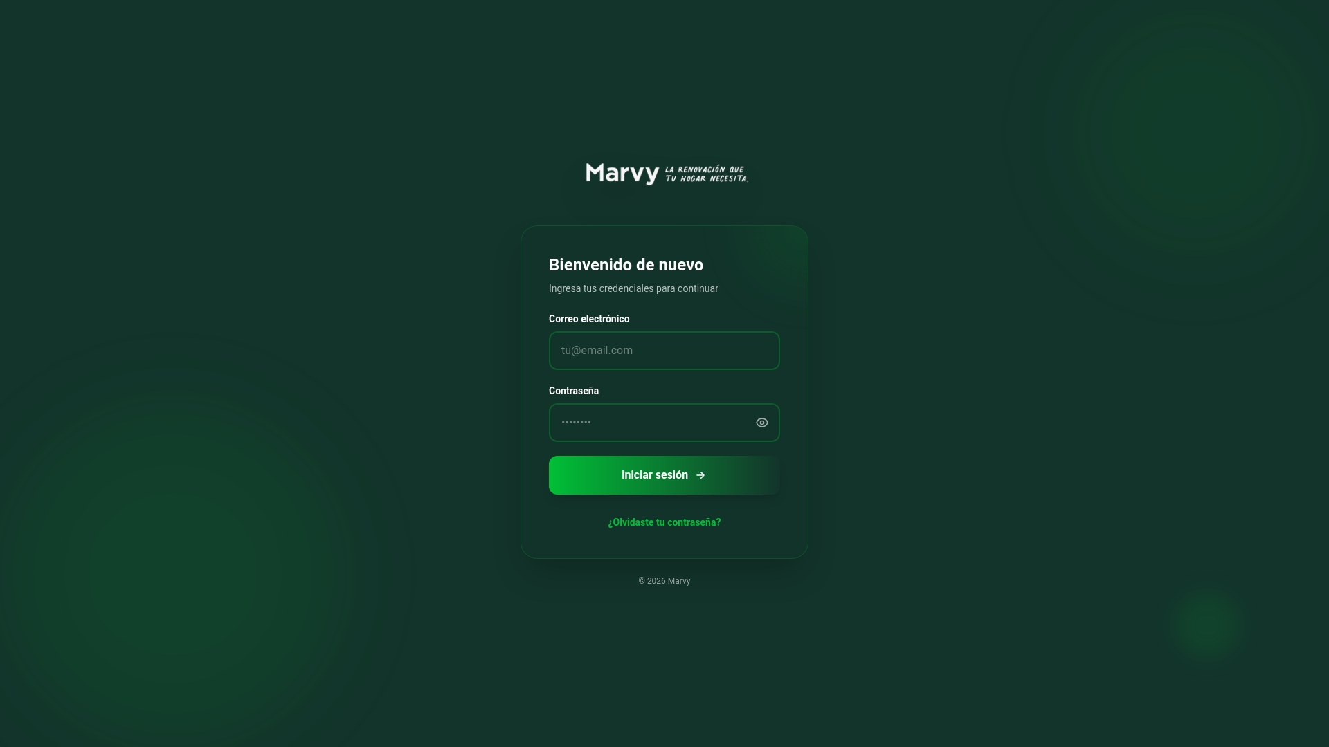 website screenshot of https://marvycenter.cl/
