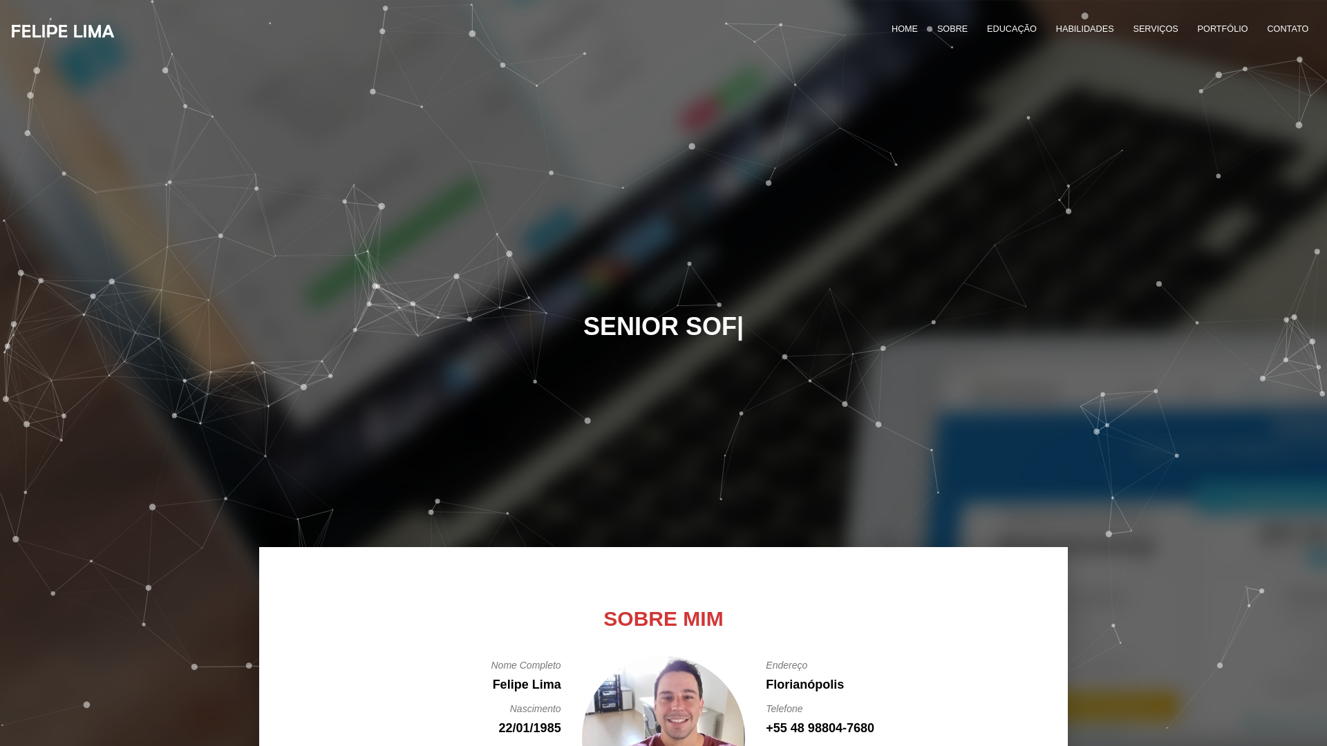 website screenshot of https://felipelima-com-br.pages.dev/