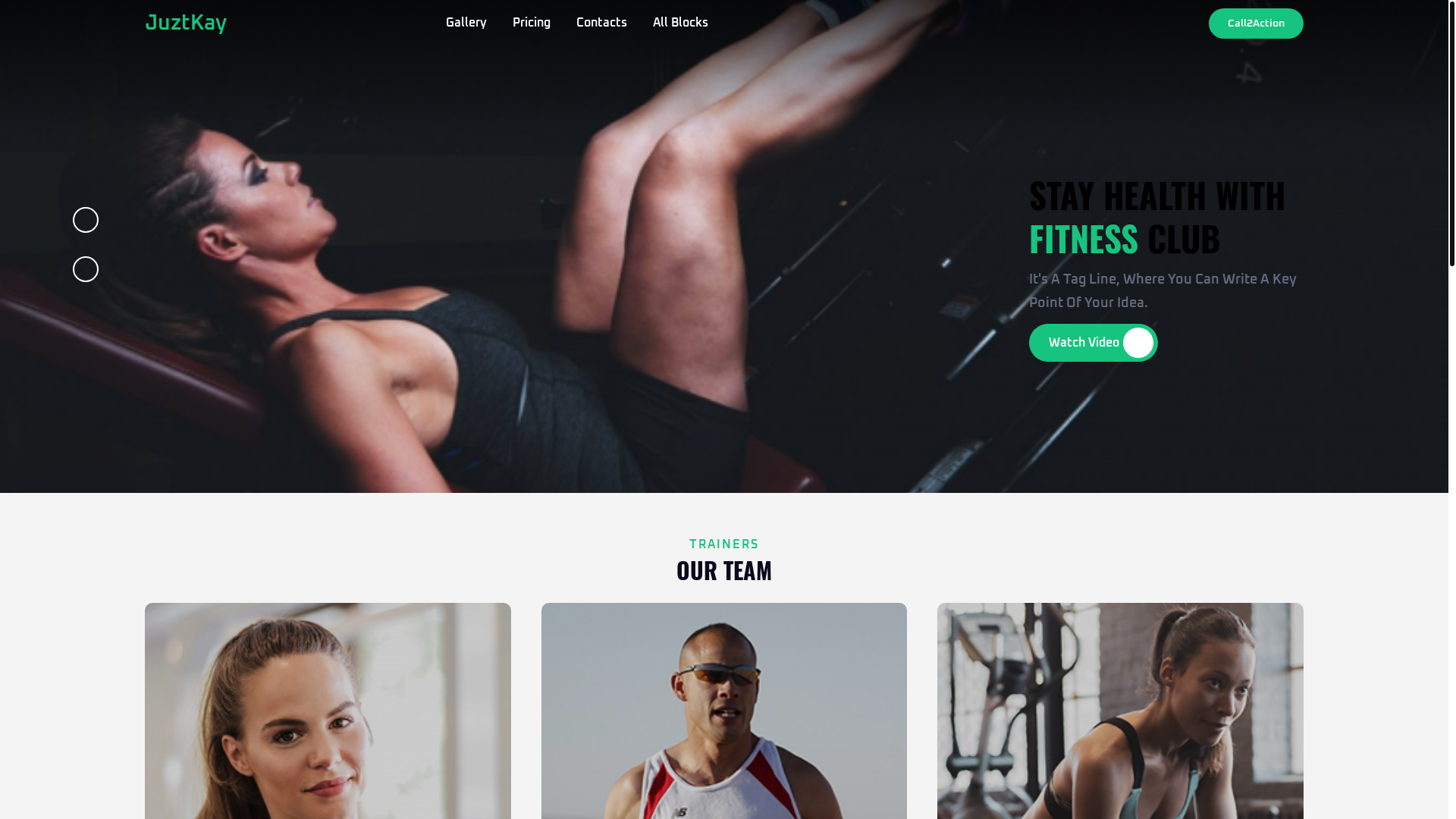 website screenshot of https://juztkay.de/