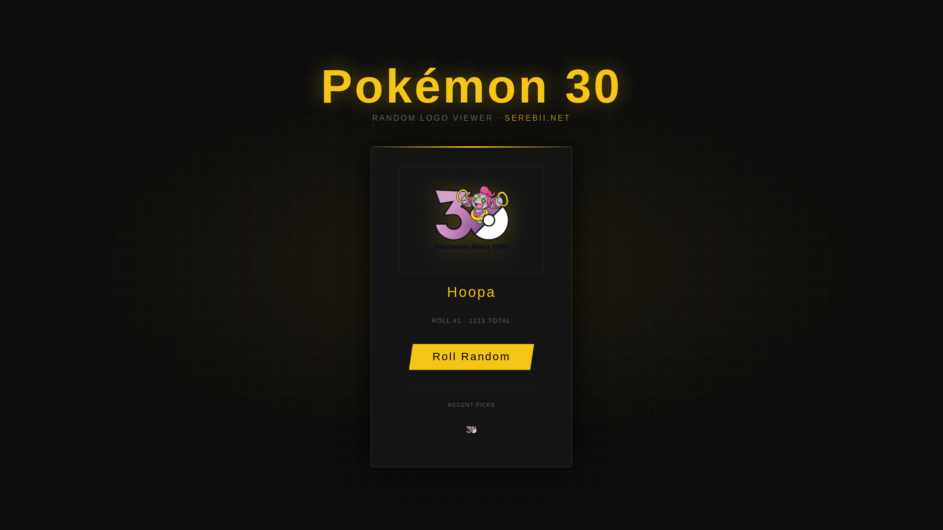 website screenshot of https://pokemon30rndm.pages.dev/