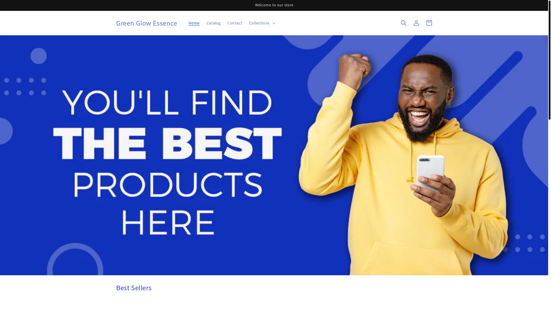 website screenshot of https://greenglowessence.com/