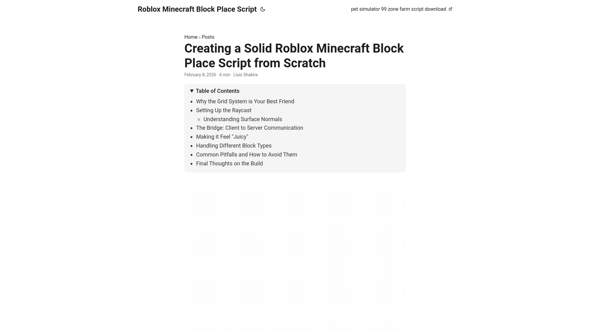 website screenshot of https://robloxminecraftblockplacescript.pages.dev/