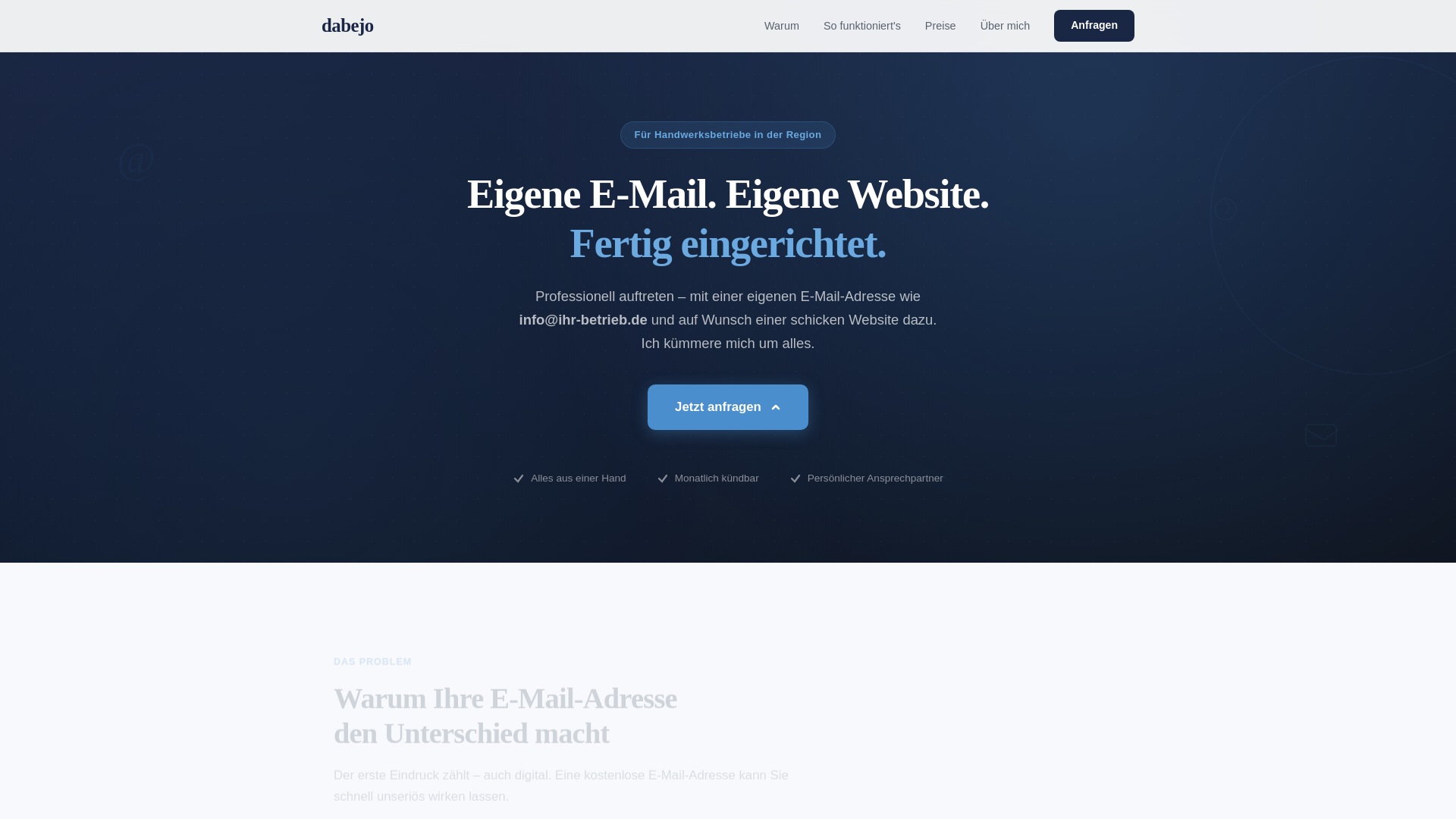 website screenshot of https://main-dabejo-website.pages.dev/