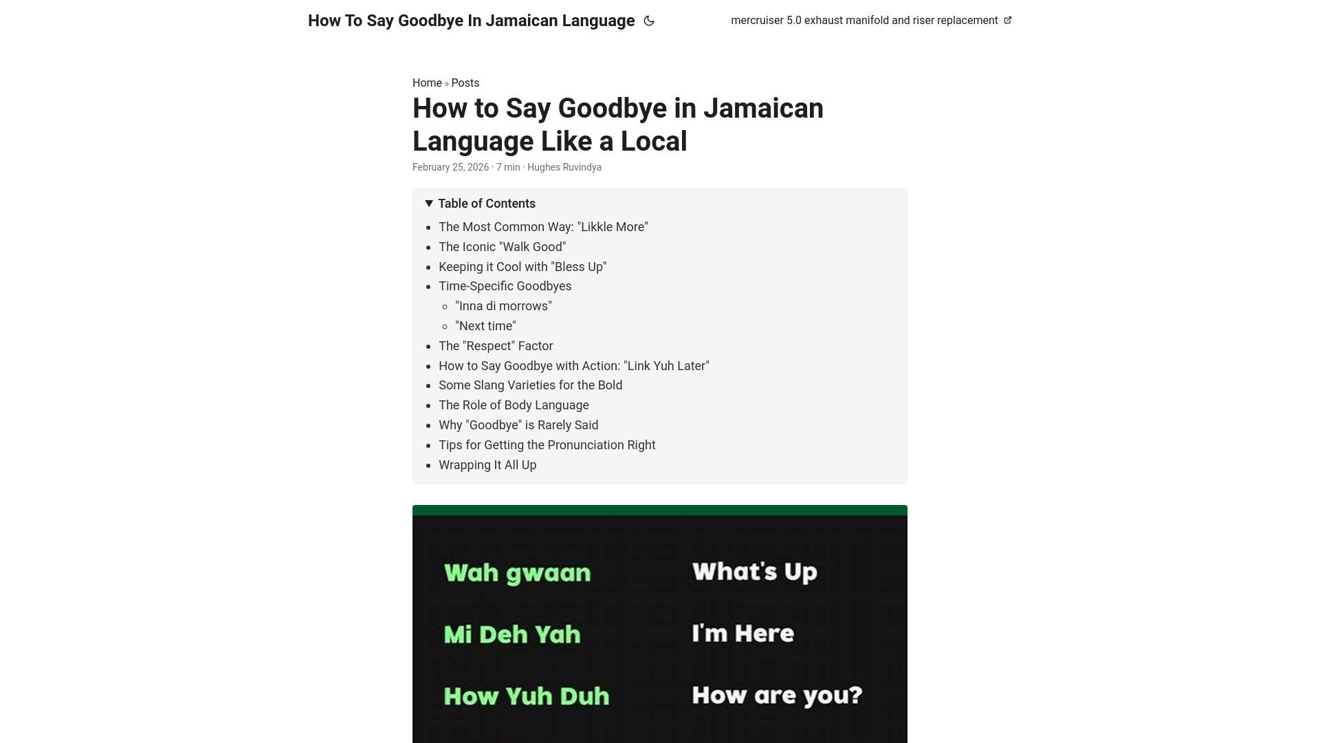website screenshot of https://how-to-say-goodbye-in-jamaican-language.pages.dev/
