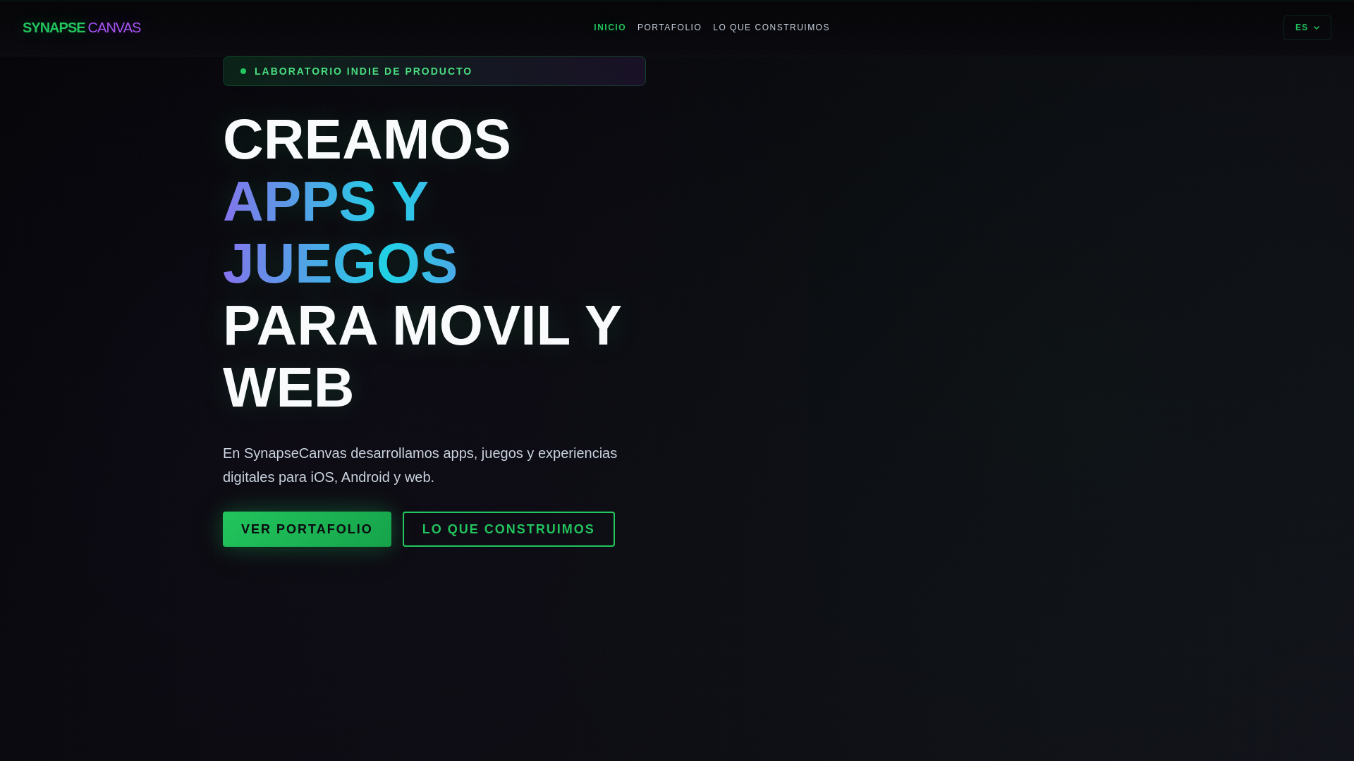 website screenshot of https://synapsecanvas.click/