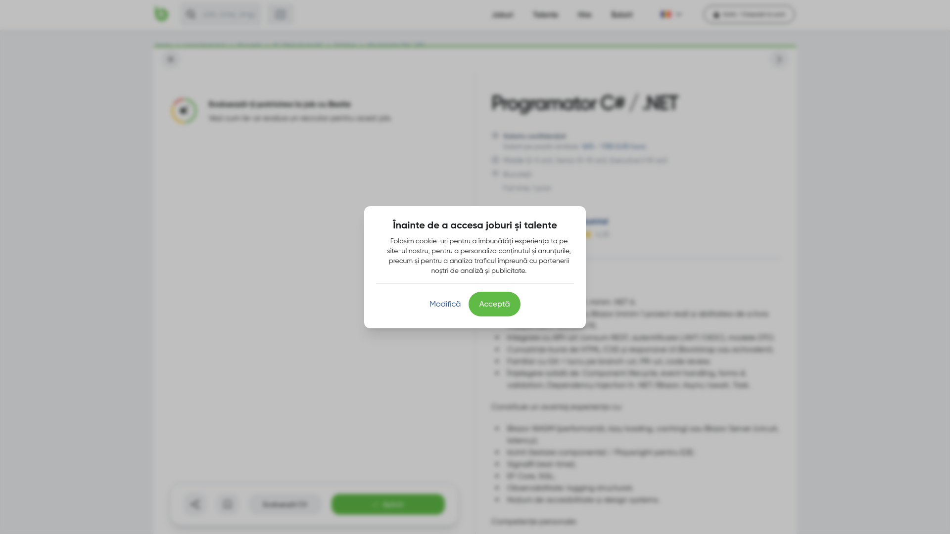 website screenshot of https://www.bestjobs.eu/loc-de-munca/programator-c-net-8