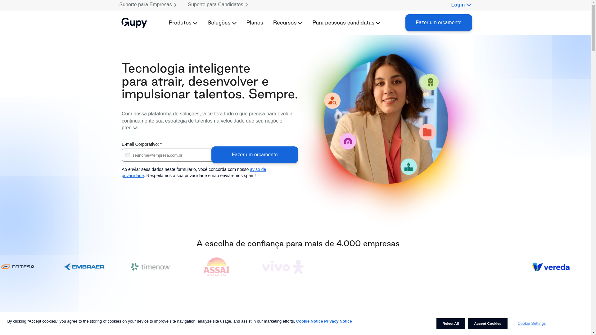 website screenshot of https://atencao.org/