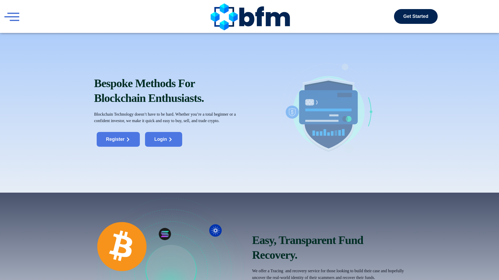 website screenshot of http://www.blockchainforexmarket.net