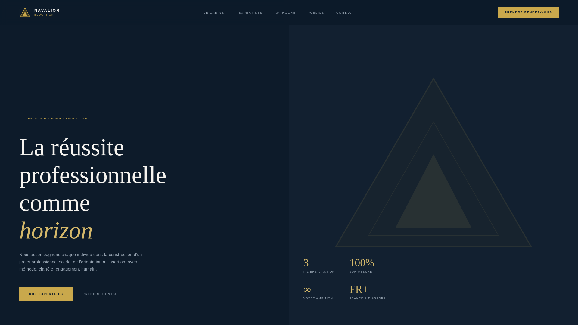 website screenshot of https://navalioreducation.com/
