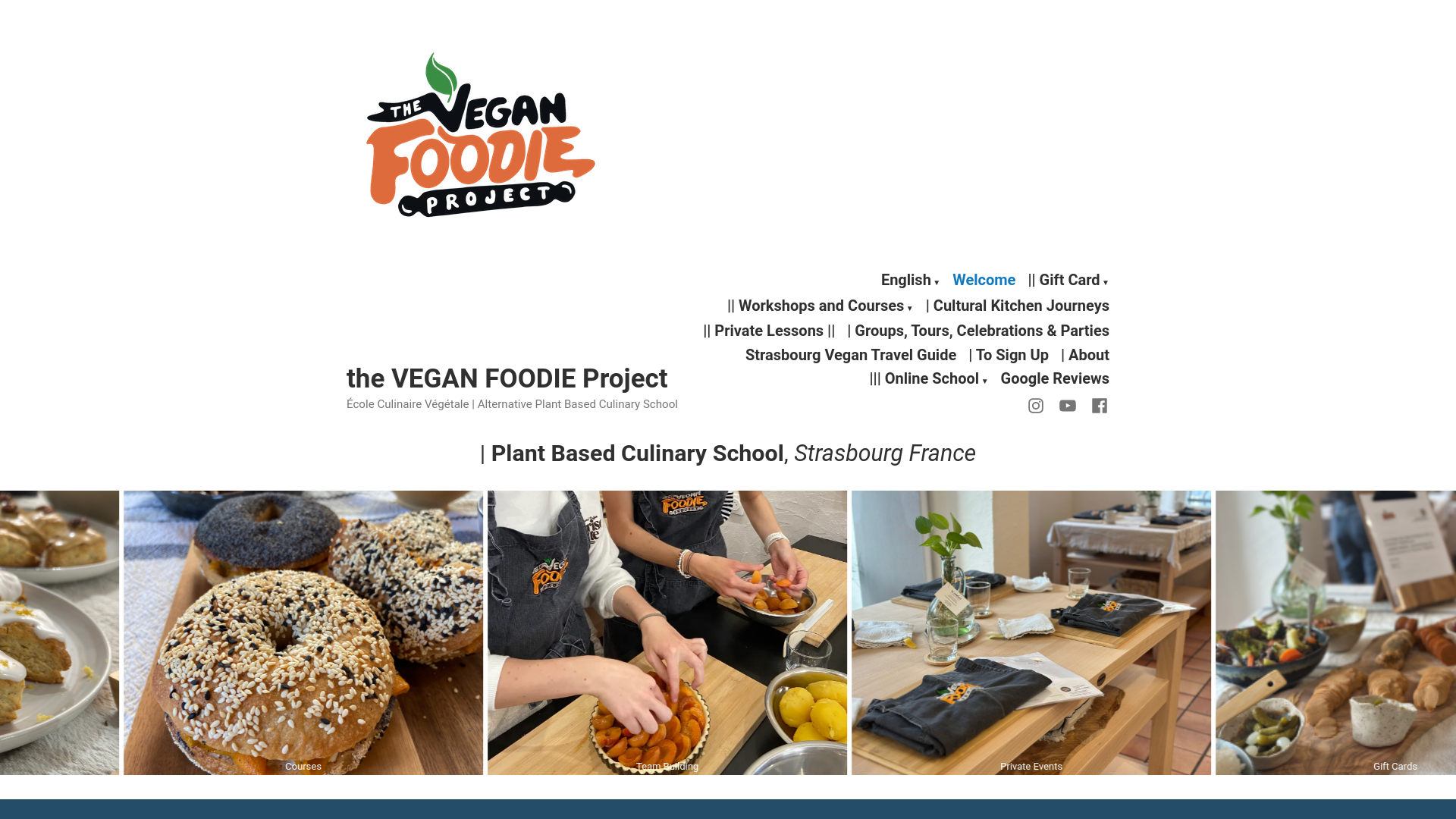 website screenshot of https://plantbasedbookshop.fr/