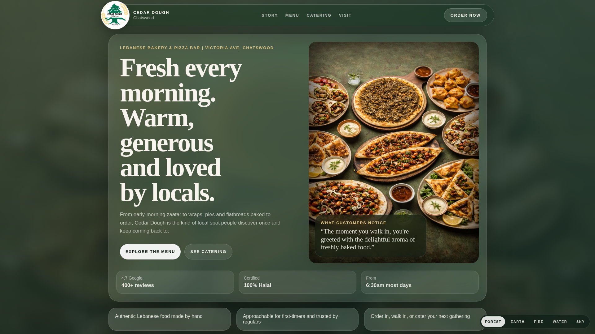 website screenshot of https://cedardough.pages.dev/