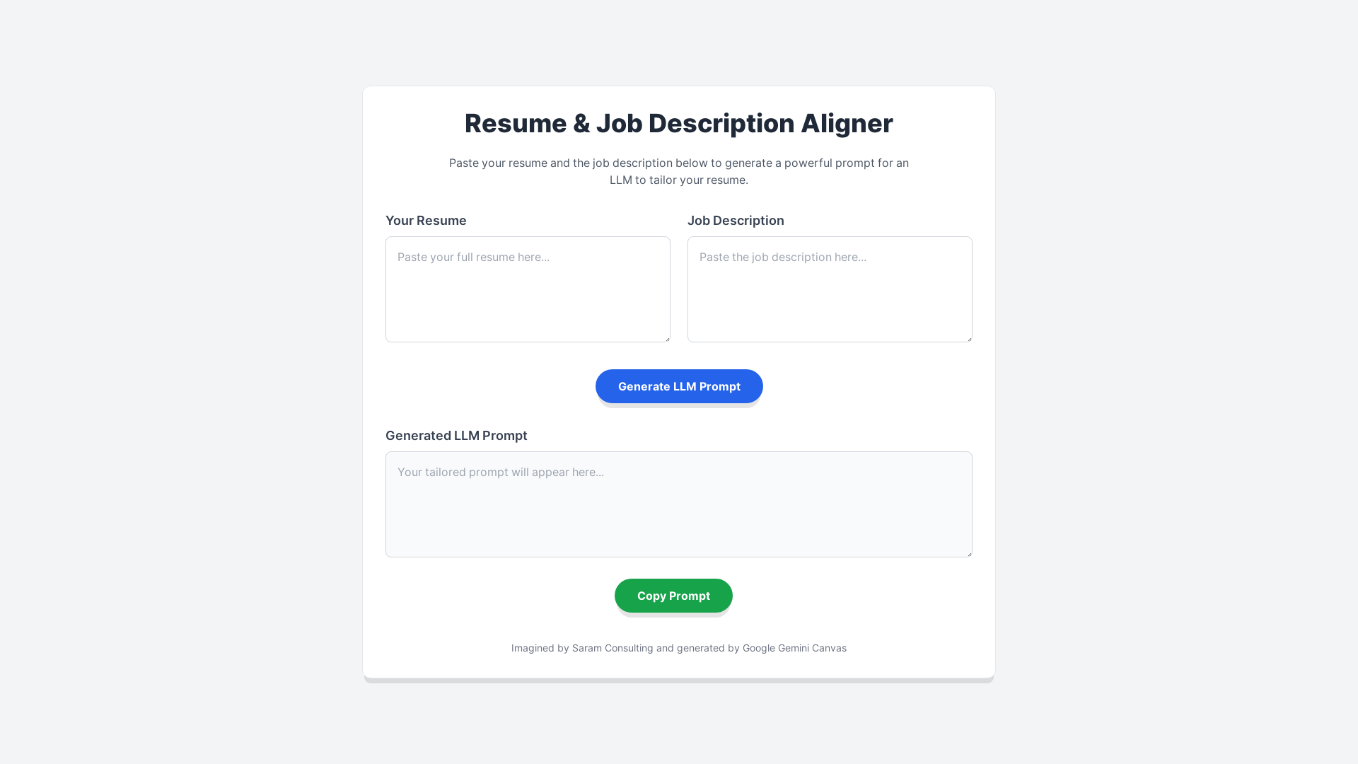 website screenshot of https://resume-aligner.pages.dev/