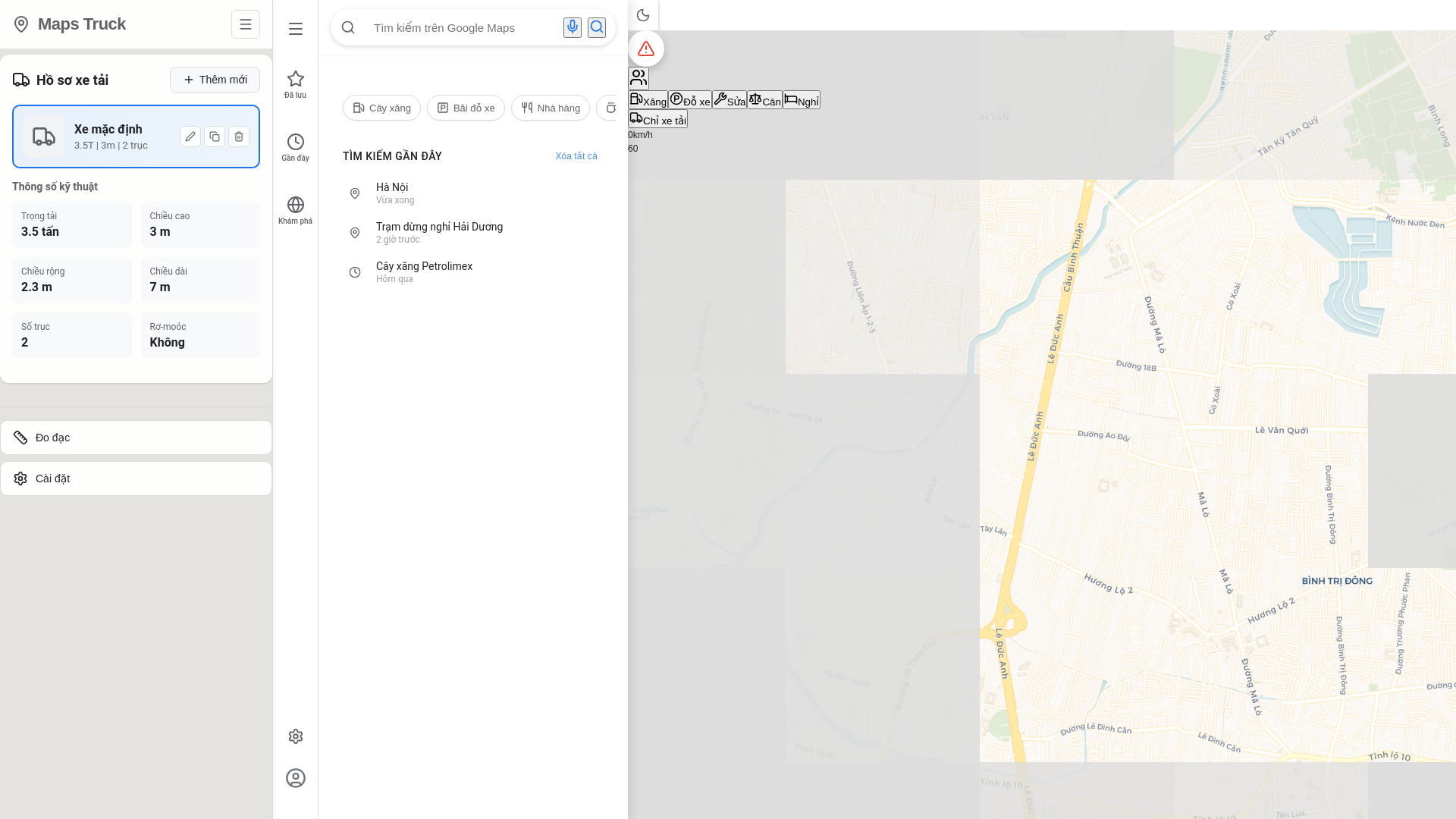 website screenshot of https://maps-truck.pages.dev/