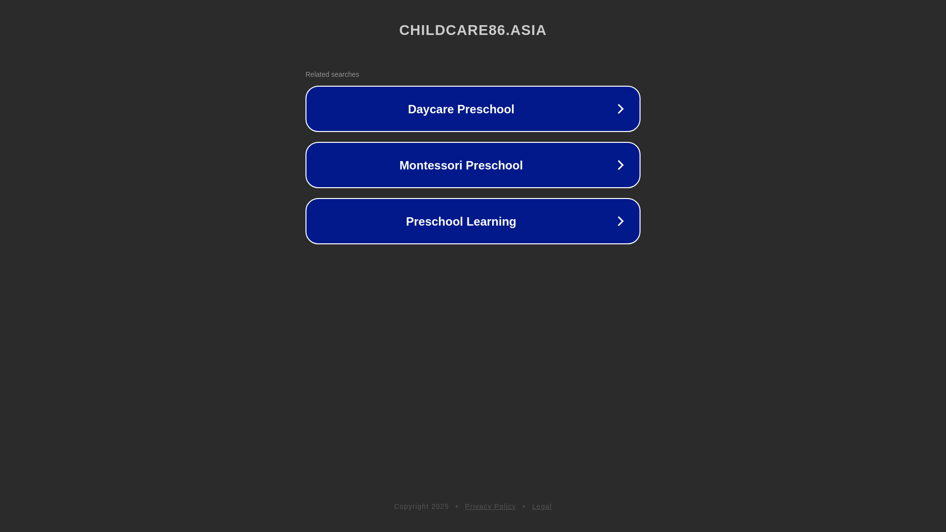 website screenshot of https://childcare86.asia/